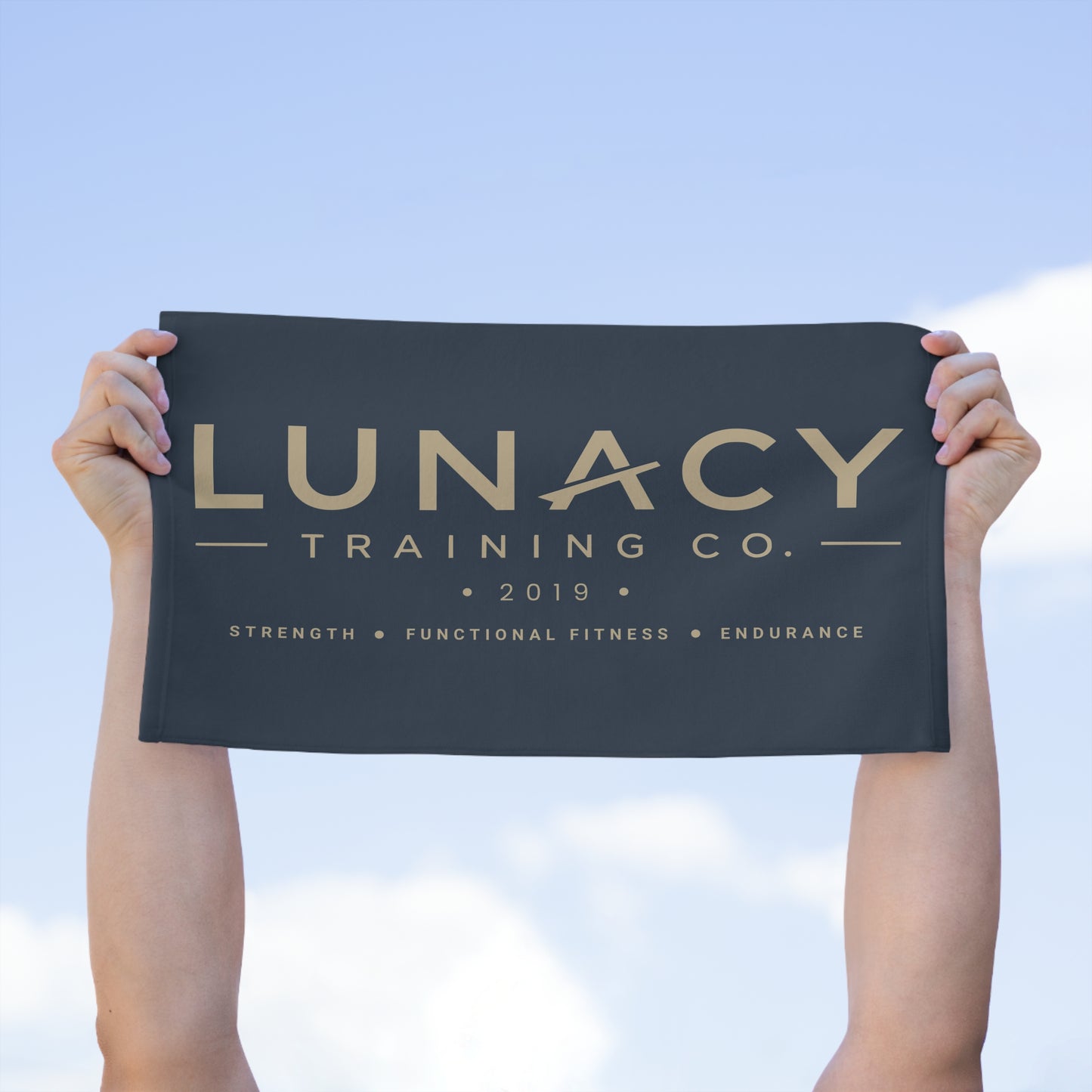 11x18 Rally Towel Lunacy Logo