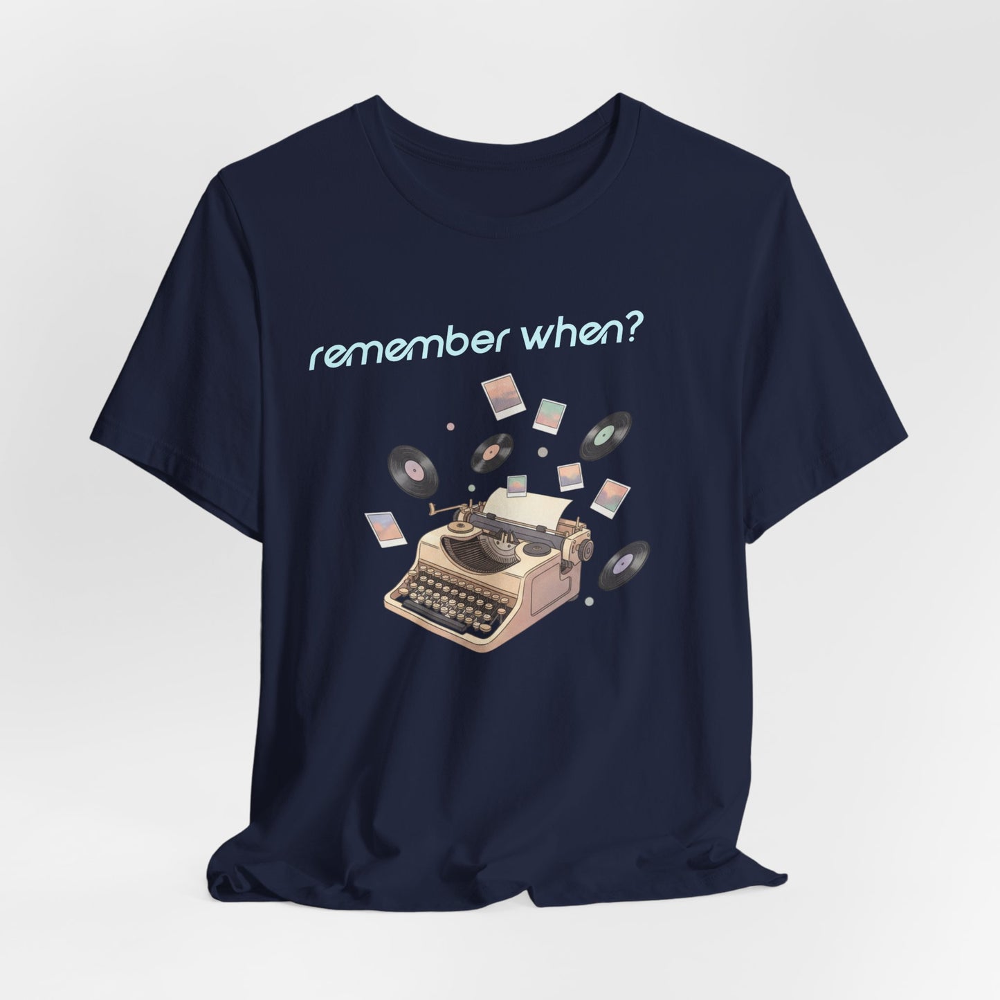 Remember When? Typewriter Tee | fleeting nostalgia, yesterday vibes
