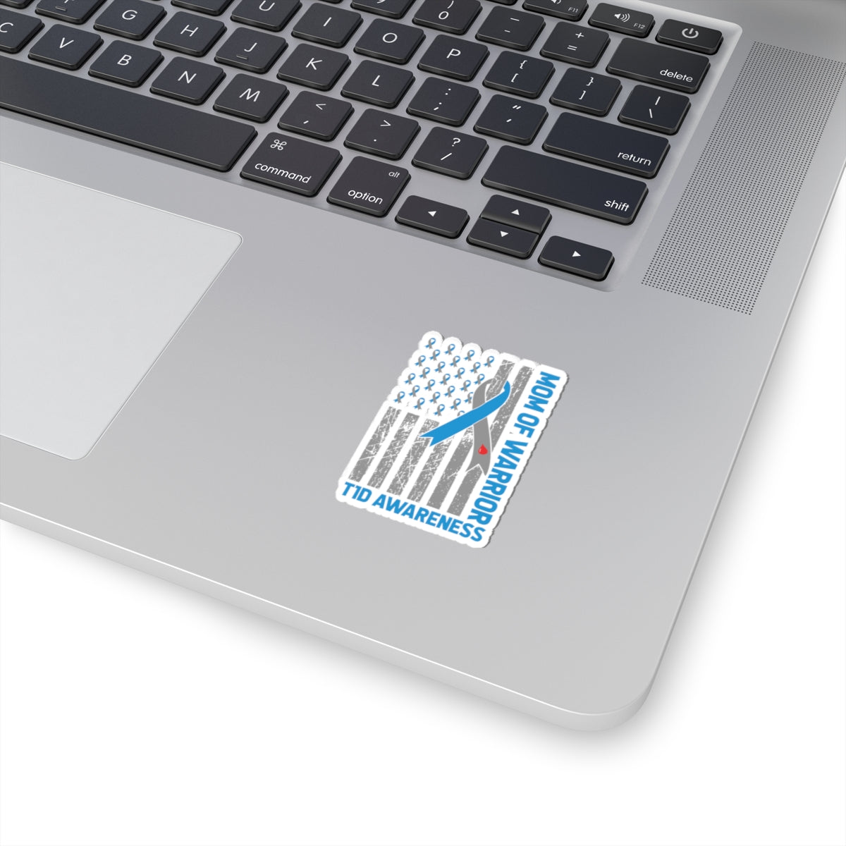Mom of a T1D Warrior Vinyl Sticker