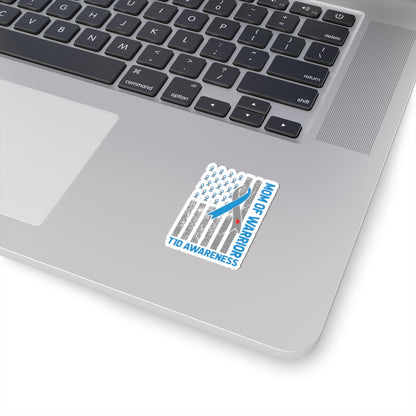Mom of a T1D Warrior Vinyl Sticker