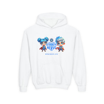 NF Superhero Kids Hoodie — "NF Strong: Strength in Every Nerve"