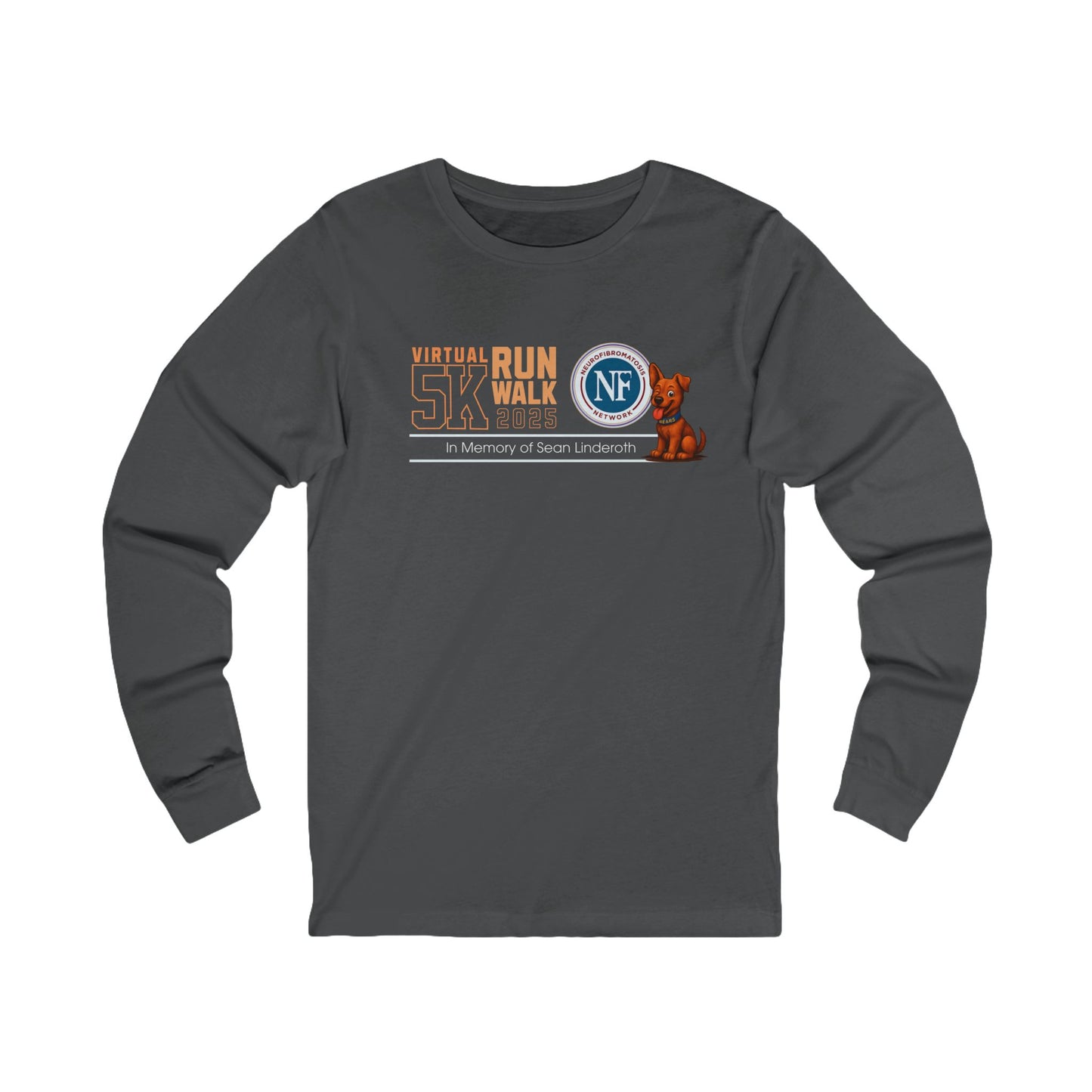Virtual Run/Walk 5K Long Sleeve Tee — NF Strong for Sean