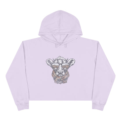 Fall Season Cow Crop Hoodie
