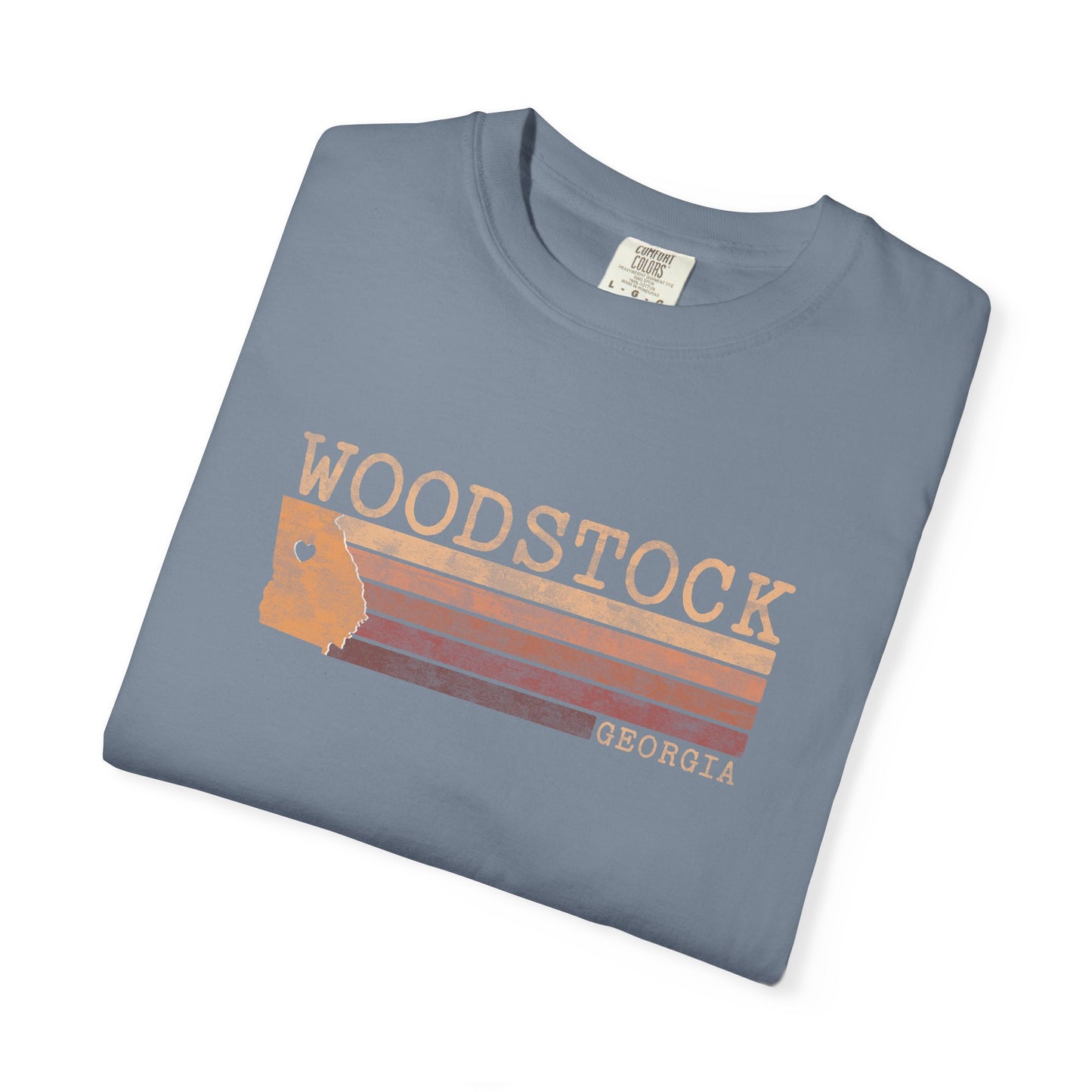 Woodstock Georgia Boho "Band of Colors" T-Shirt