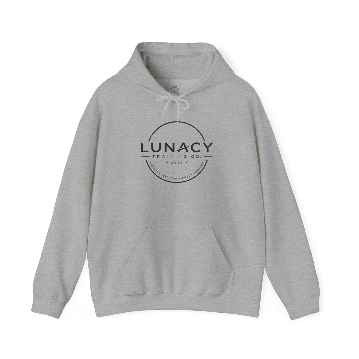 Gildan Hoodie Distressed Circle Logo