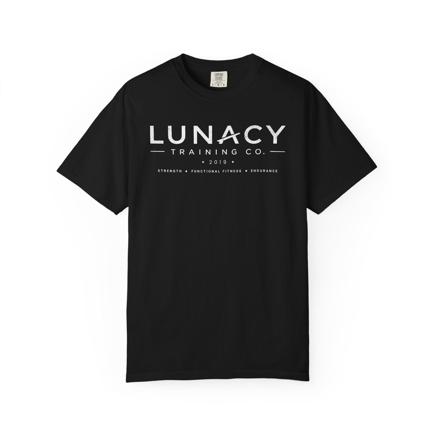Lunacy Training Co. Logo T-Shirt — Vintage Fitness Tee