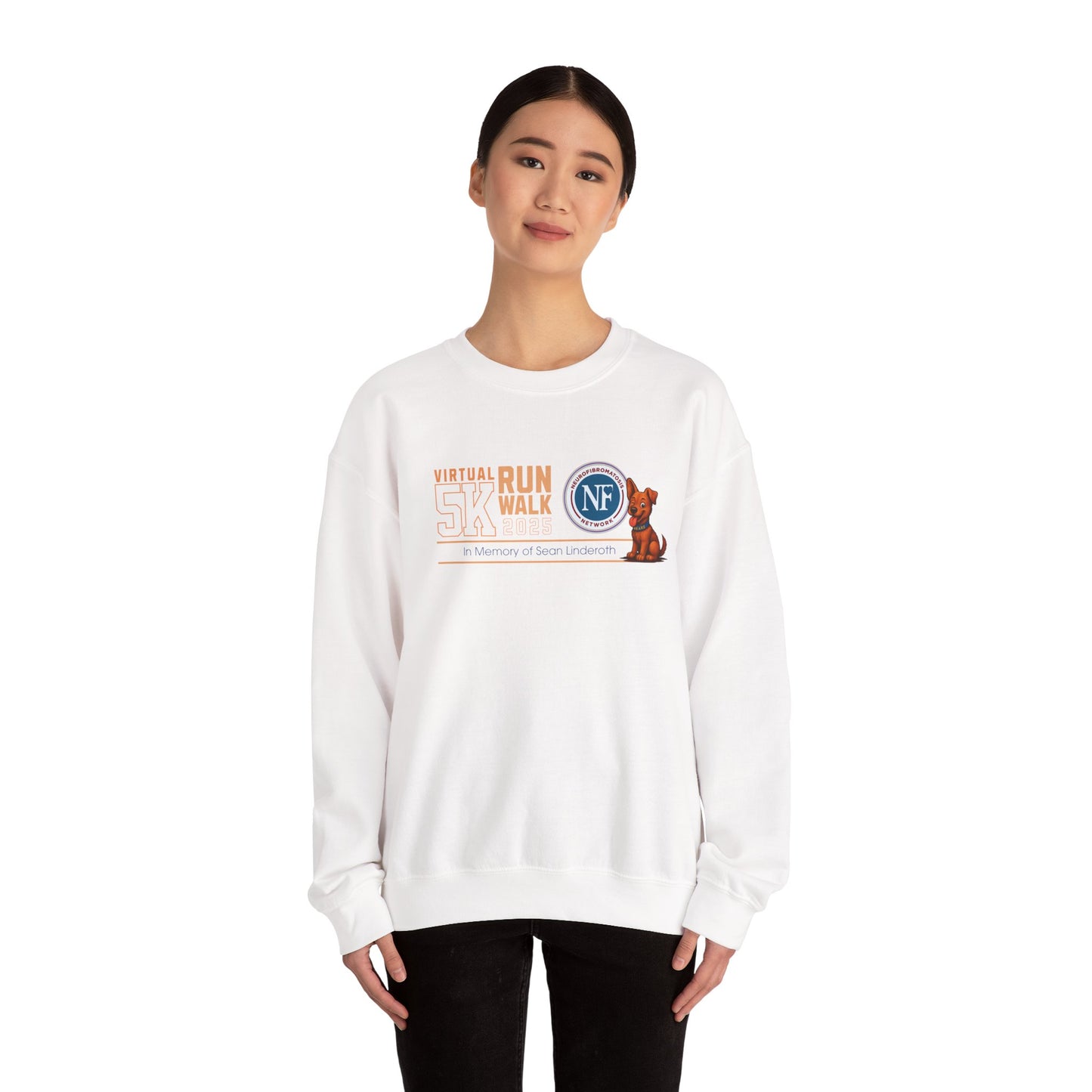 NF Virtual 5K Run/Walk Crewneck Sweatshirt — In Memory of Sean