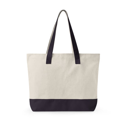 T1D Awareness Rainbow Zippered Canvas Tote