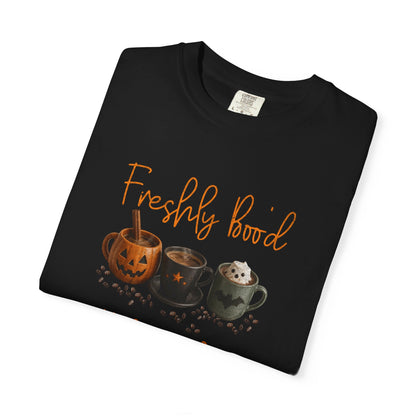 Freshly Brewed Scream & Sugar Coffee Halloween T-Shirt