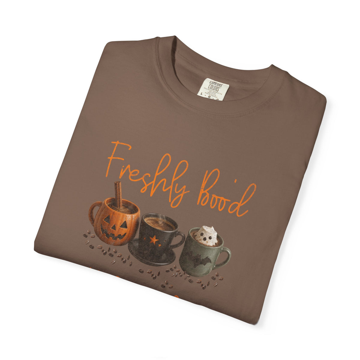 Freshly Brewed Scream & Sugar Coffee Halloween T-Shirt