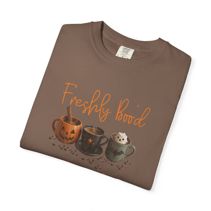 Freshly Brewed Scream & Sugar Coffee Halloween T-Shirt
