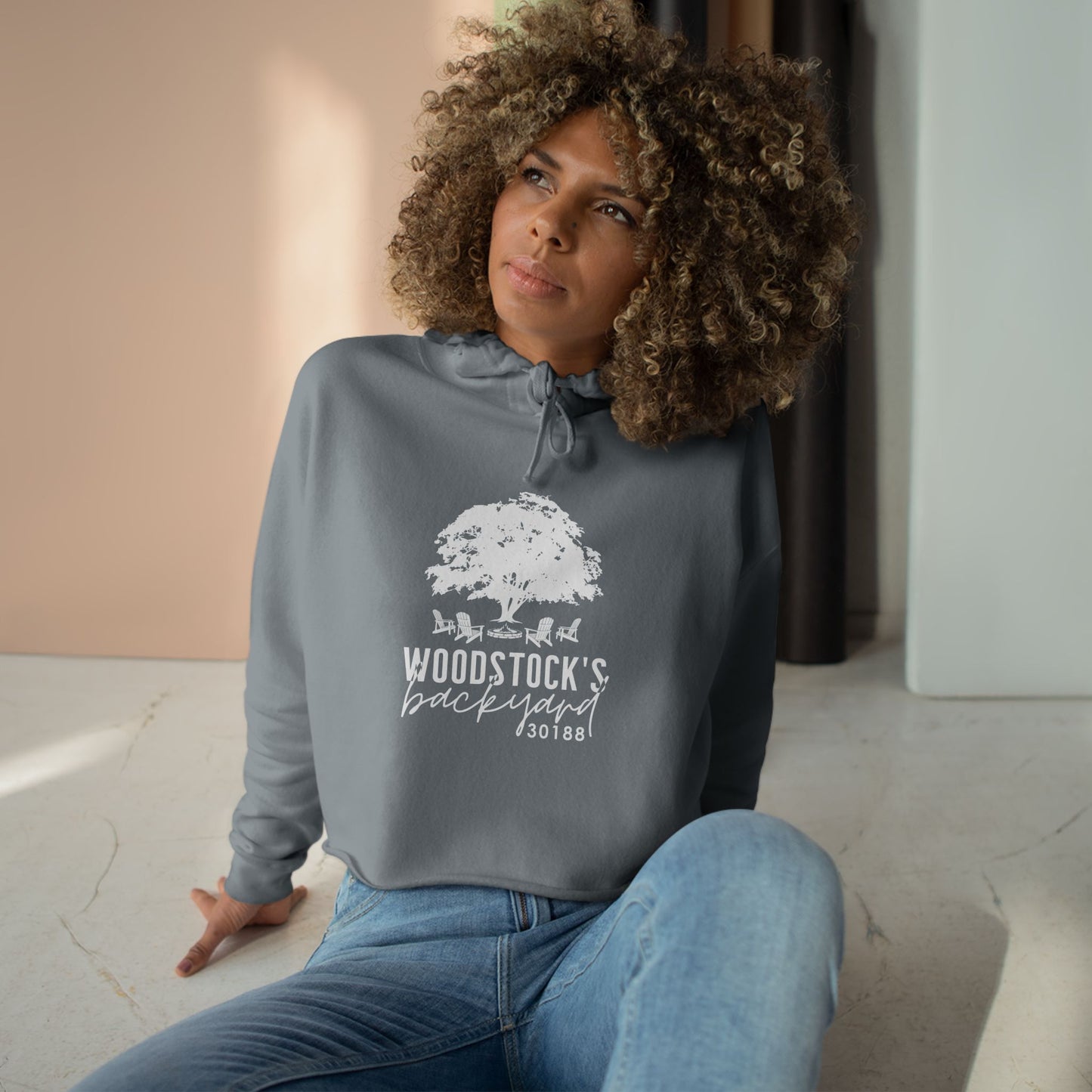 Woodstock's Backyard Crop Hoodie