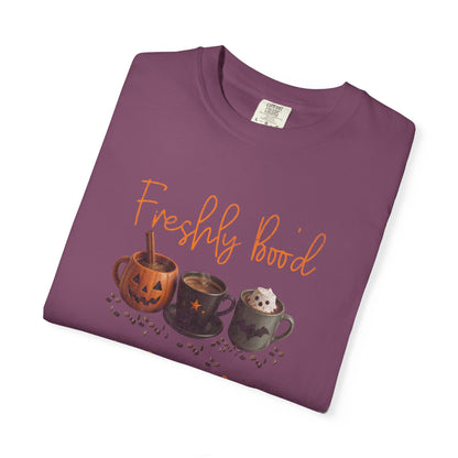Freshly Brewed Scream & Sugar Coffee Halloween T-Shirt