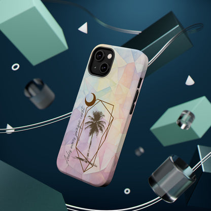 Geometric Palm phone case | Magnetic Impact-Resistant Case