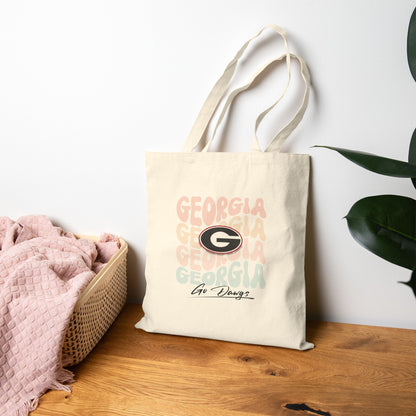 Georgia Bulldogs Cotton Tote Bag
