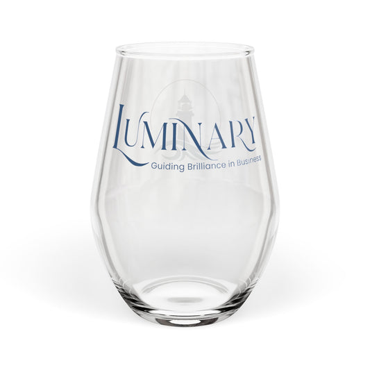 Luminary Logo Stemless Wine Glass — 11.75 oz