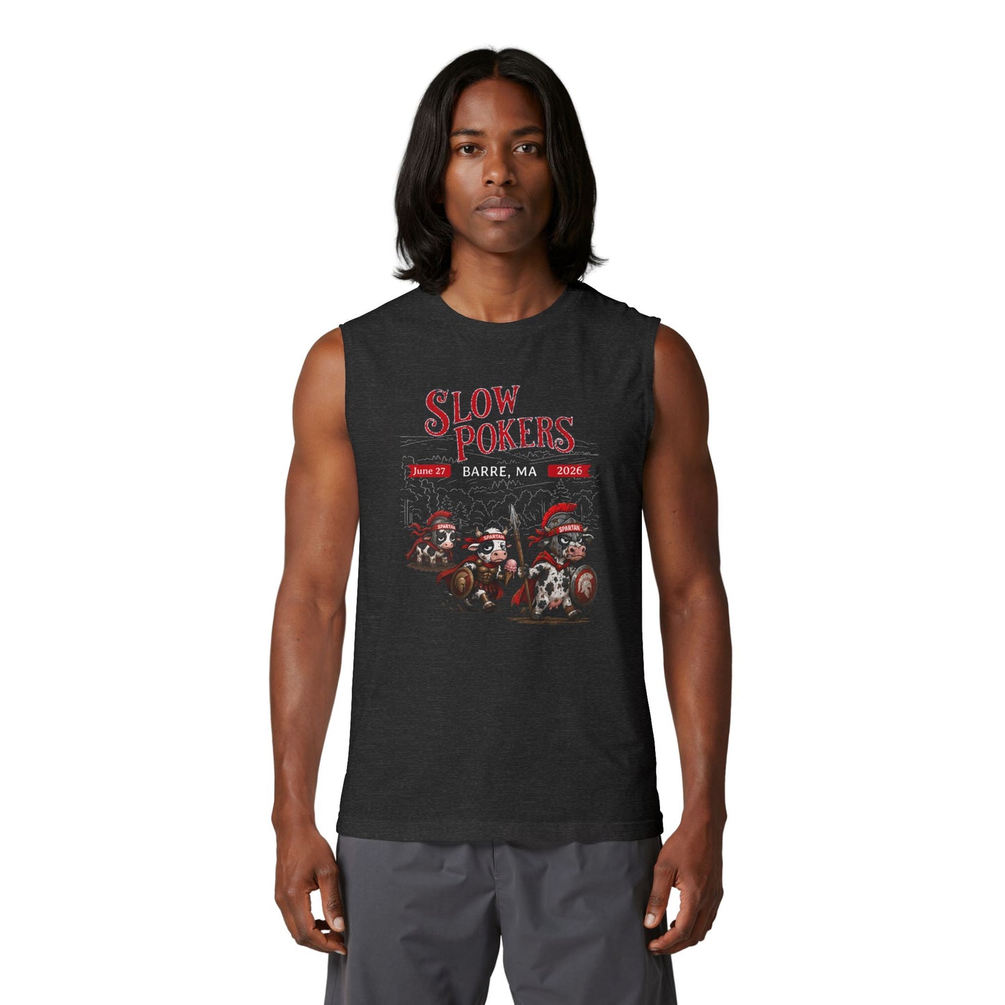 Barre Slow Pokers Spartan Muscle Tank
