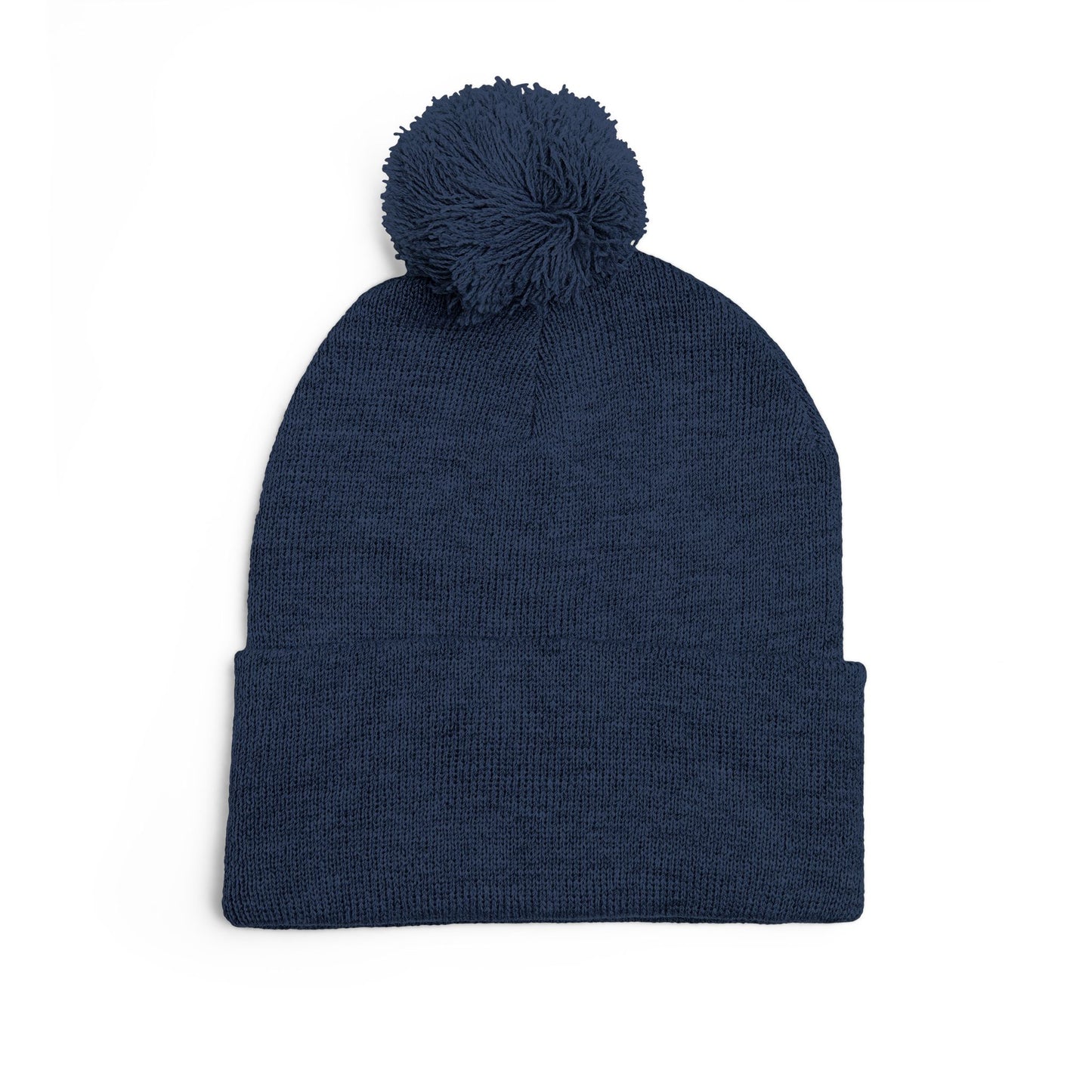 Embroidered Pom-Pom Knit Cap — The Strive Clinic Logo Beanie