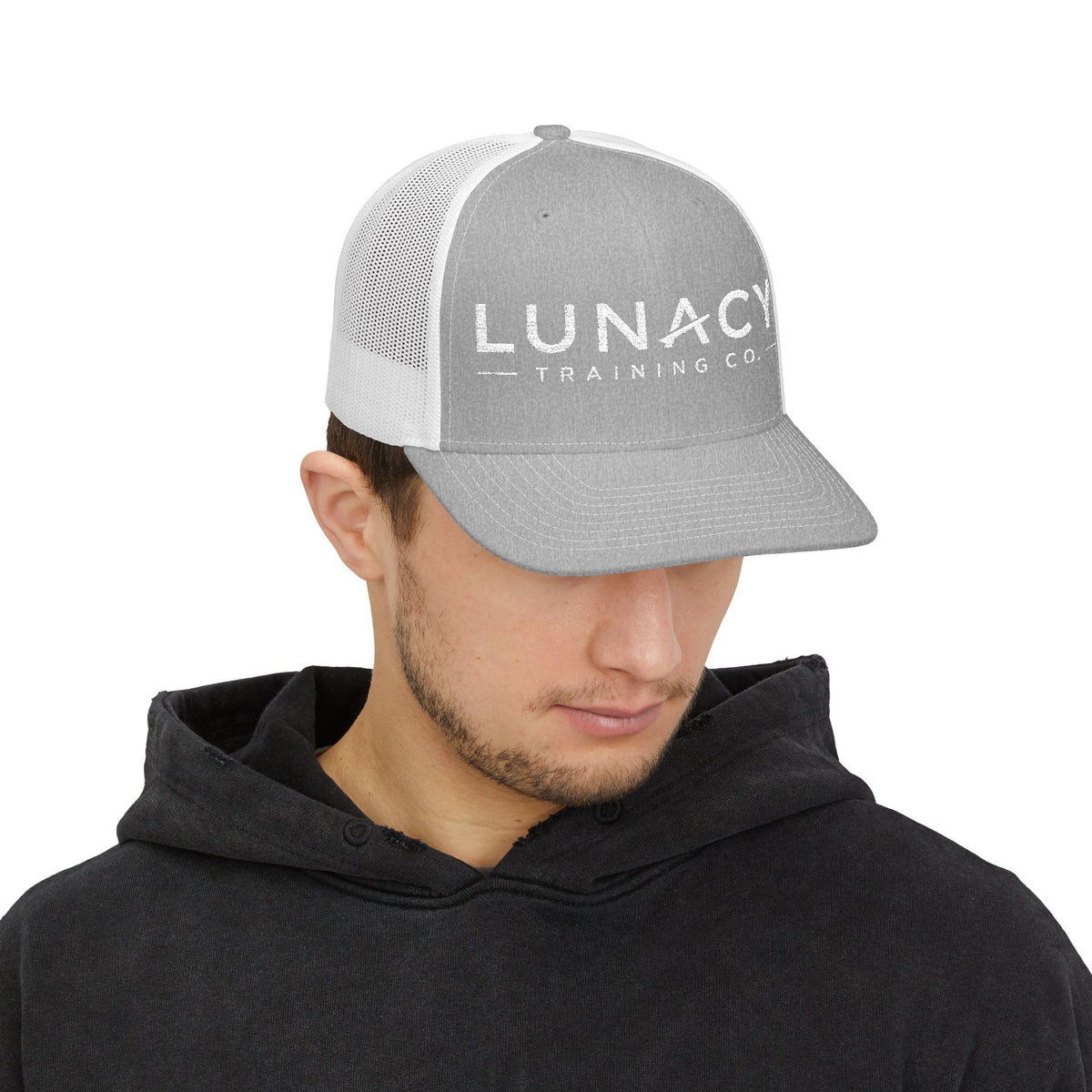 Embroidered Mesh Snapback Hat