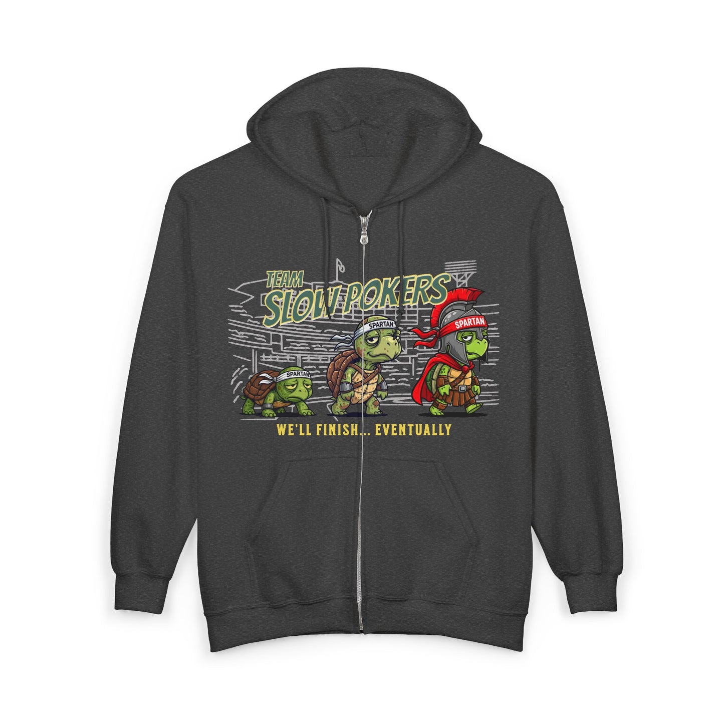 Unisex Heavy Blend™ Full Zip Hoodie - Slowpokers Design, Great for Runners, Casual Wear, Gift for Joggers, Funny Sweatshirt, [...]