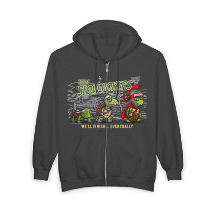 Unisex Heavy Blend™ Full Zip Hoodie - Slowpokers Design, Great for Runners, Casual Wear, Gift for Joggers, Funny Sweatshirt, [...]