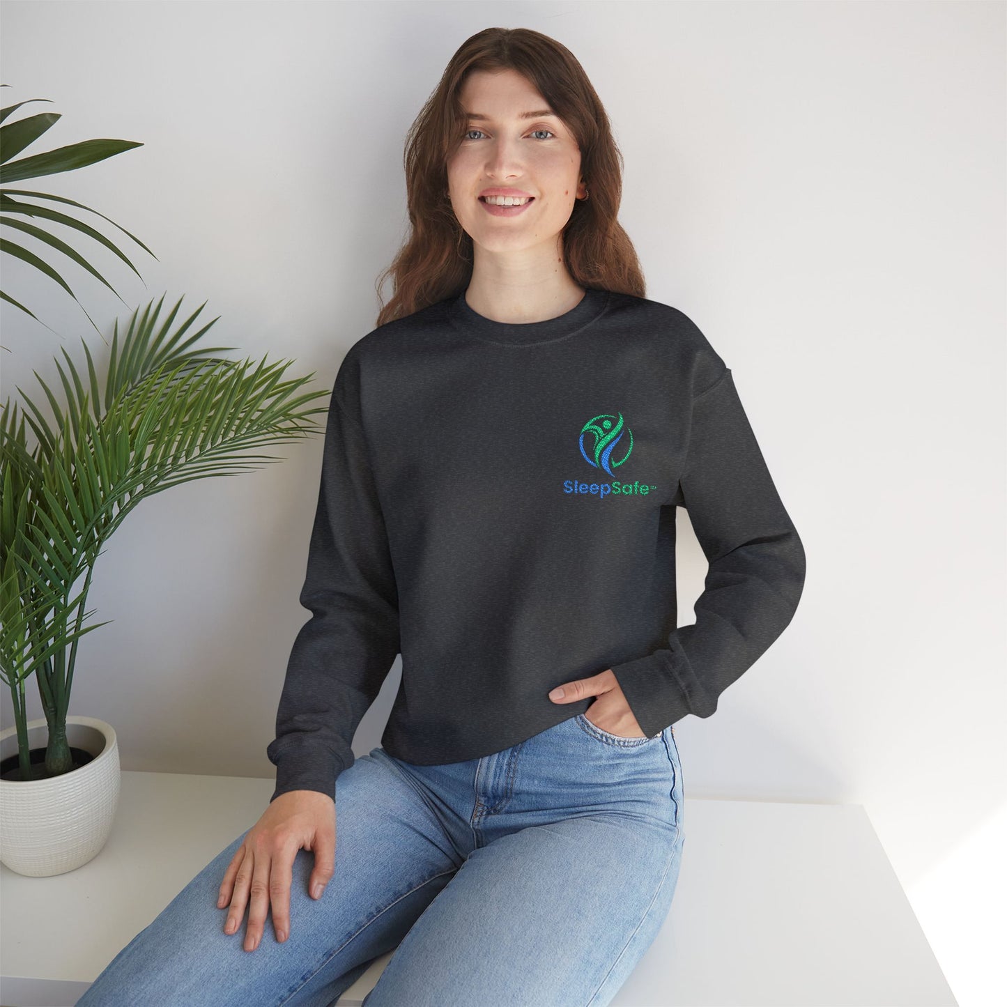 SleepSafe Logo Crewneck Sweatshirt