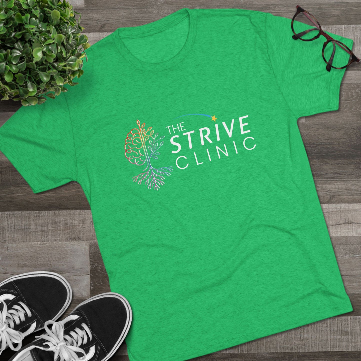 Strive Clinic Brain Tree Tee | Front Print