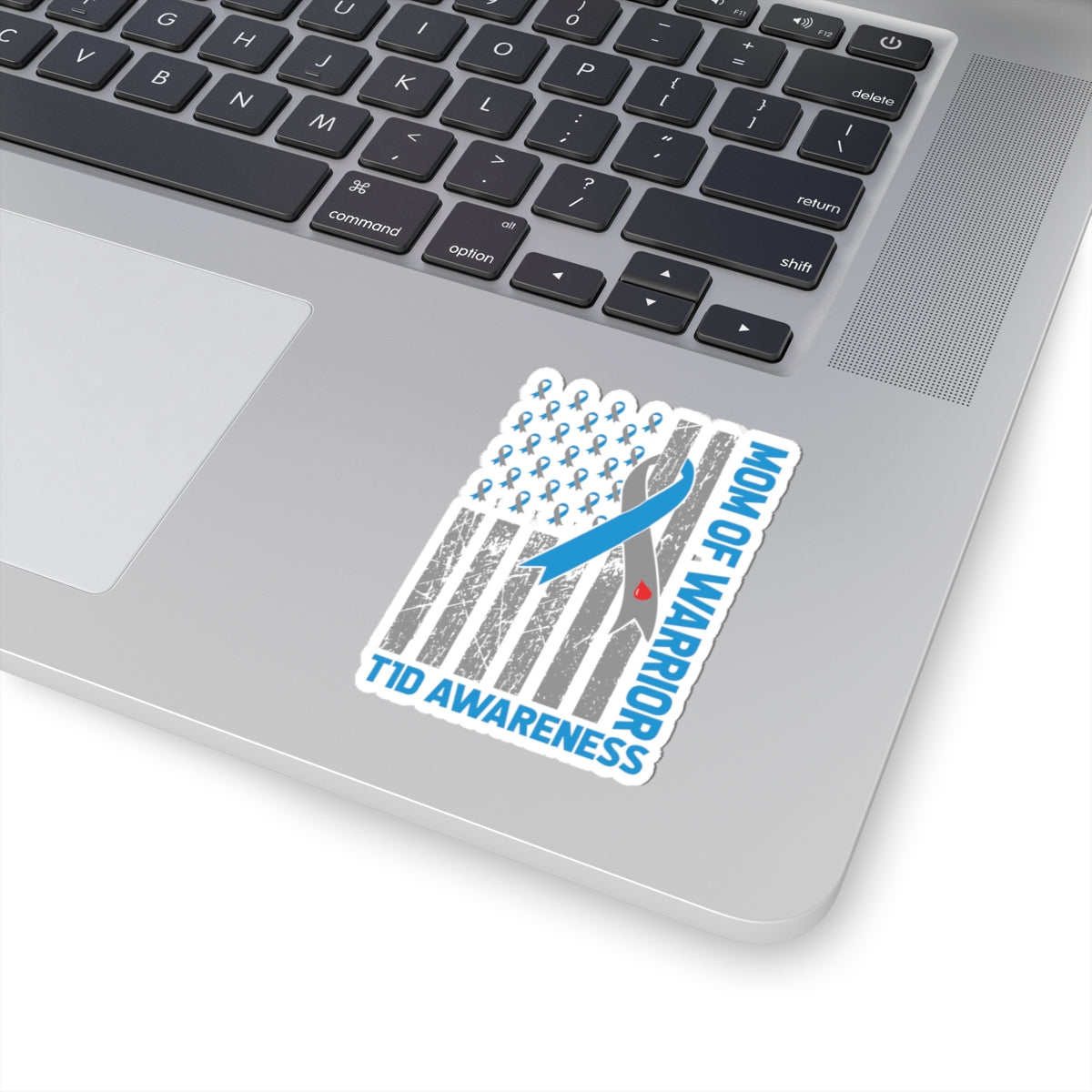 Mom of a T1D Warrior Vinyl Sticker
