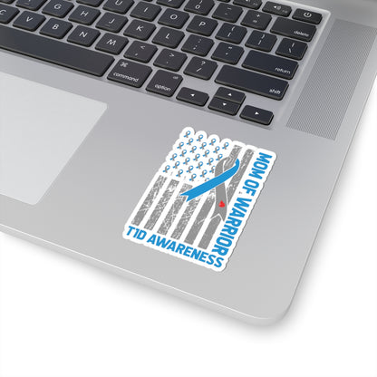 Mom of a T1D Warrior Vinyl Sticker