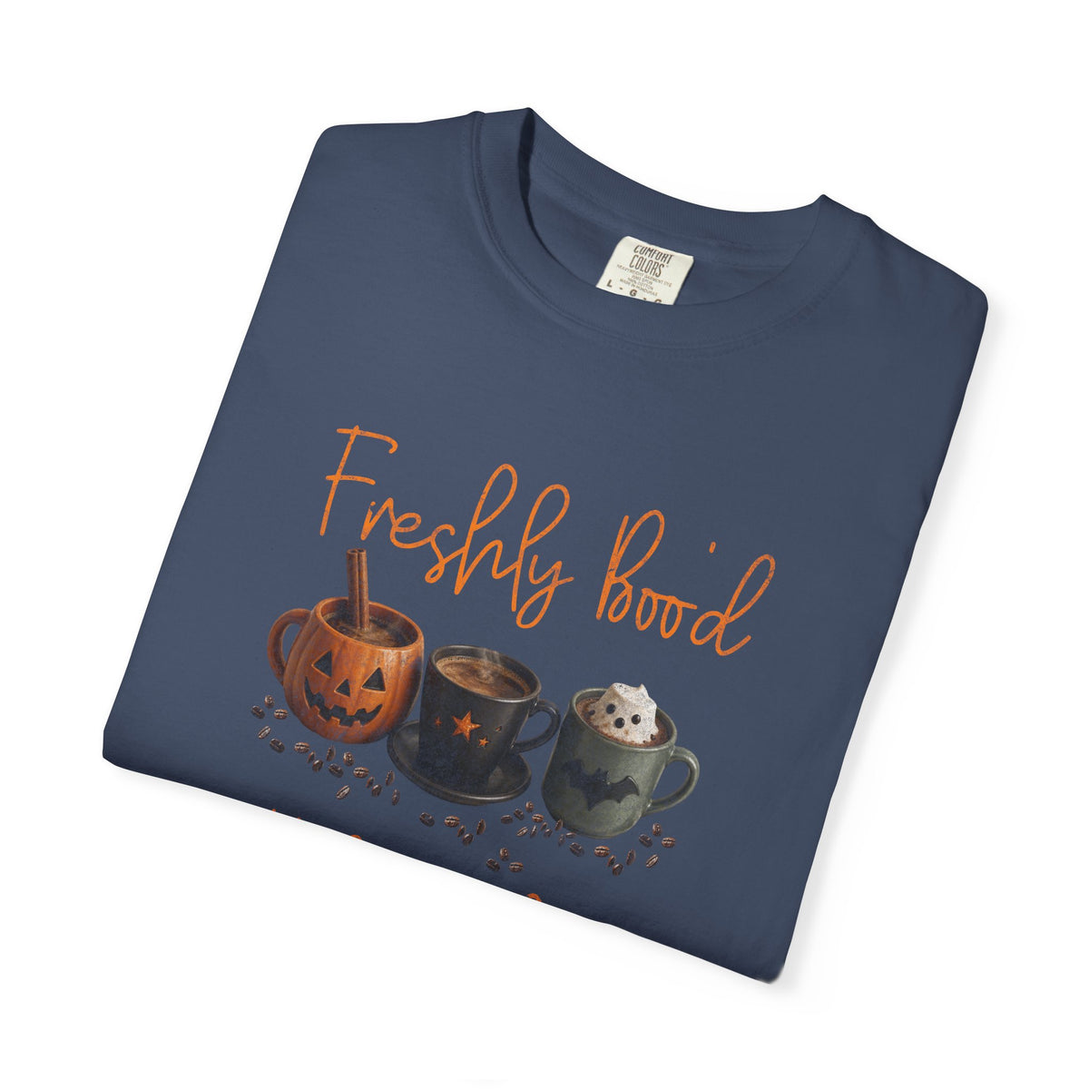 Freshly Brewed Scream & Sugar Coffee Halloween T-Shirt