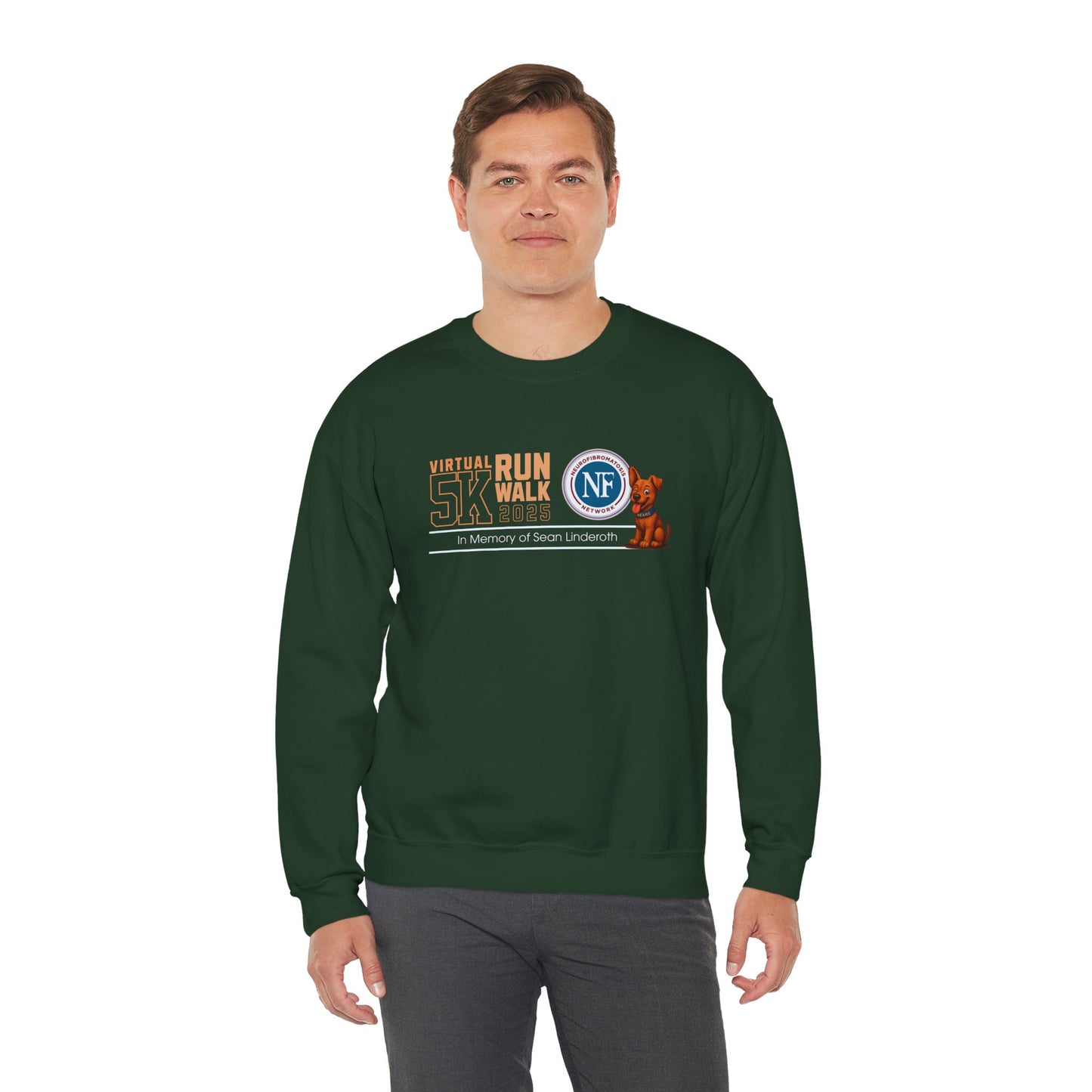 NF Virtual 5K Run/Walk Crewneck Sweatshirt — In Memory of Sean