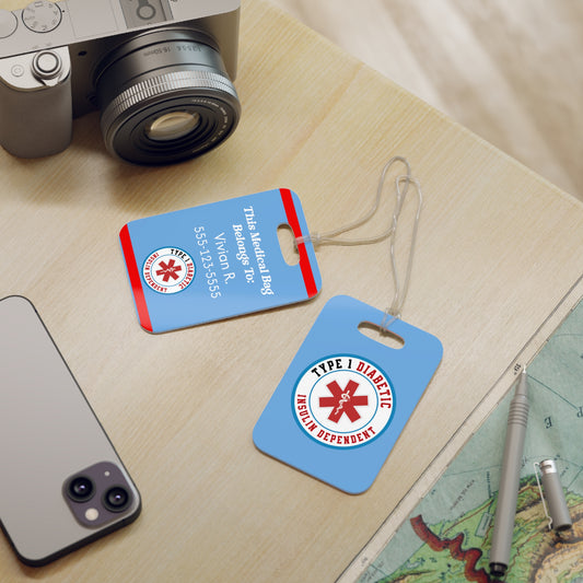 Medical Alert Luggage Tag — Personalized