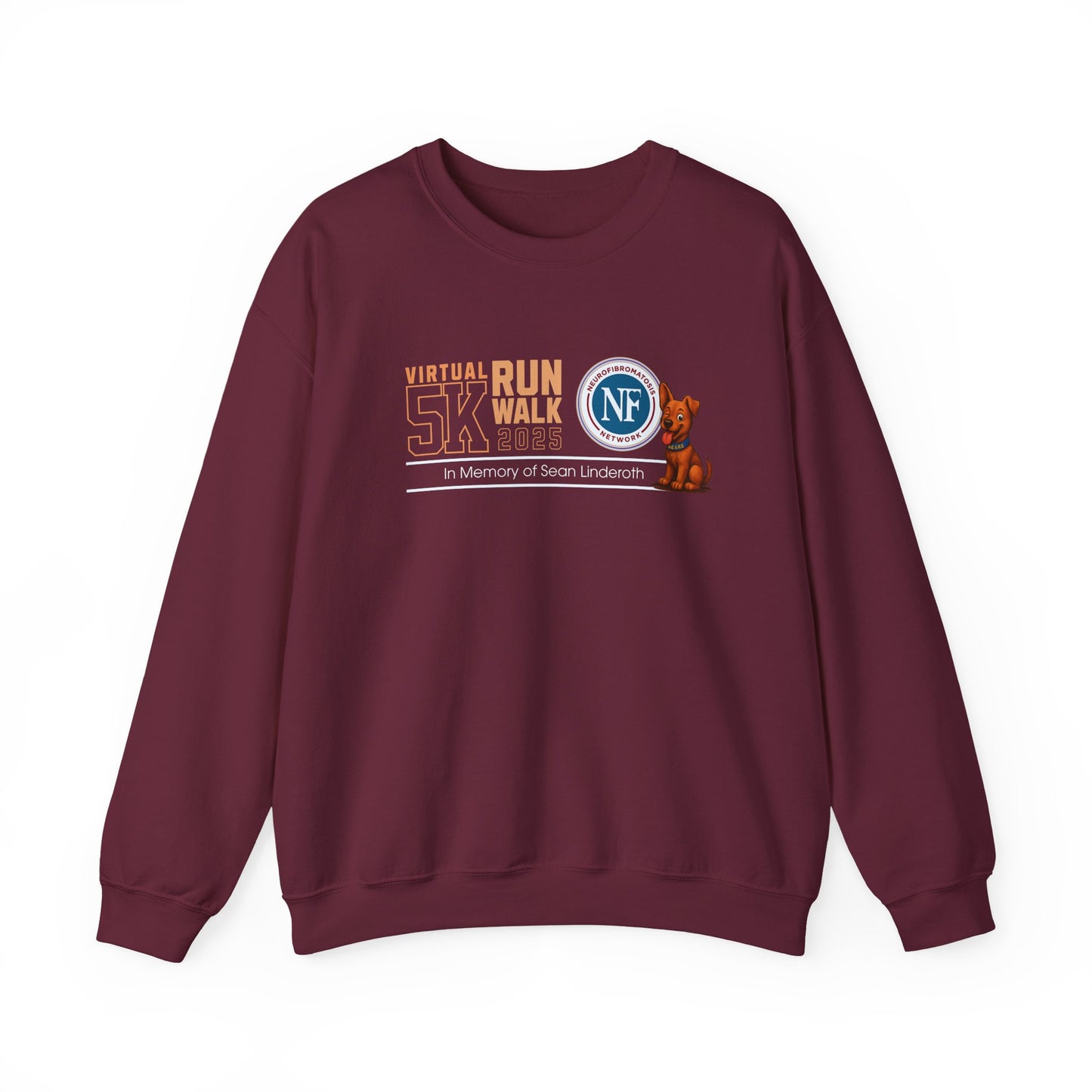 NF Virtual 5K Run/Walk Crewneck Sweatshirt — In Memory of Sean