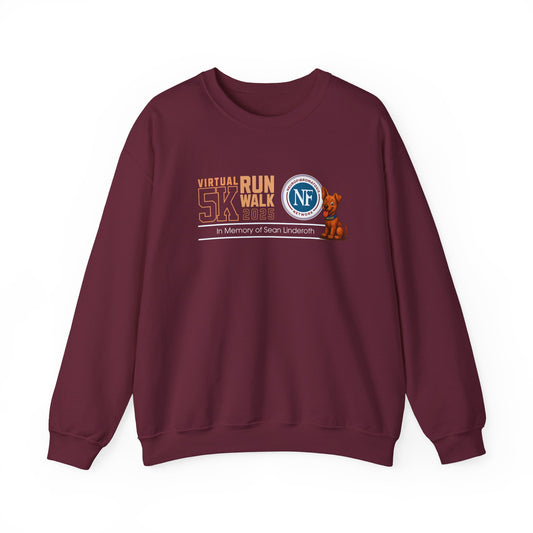 NF Virtual 5K Run/Walk Crewneck Sweatshirt — In Memory of Sean