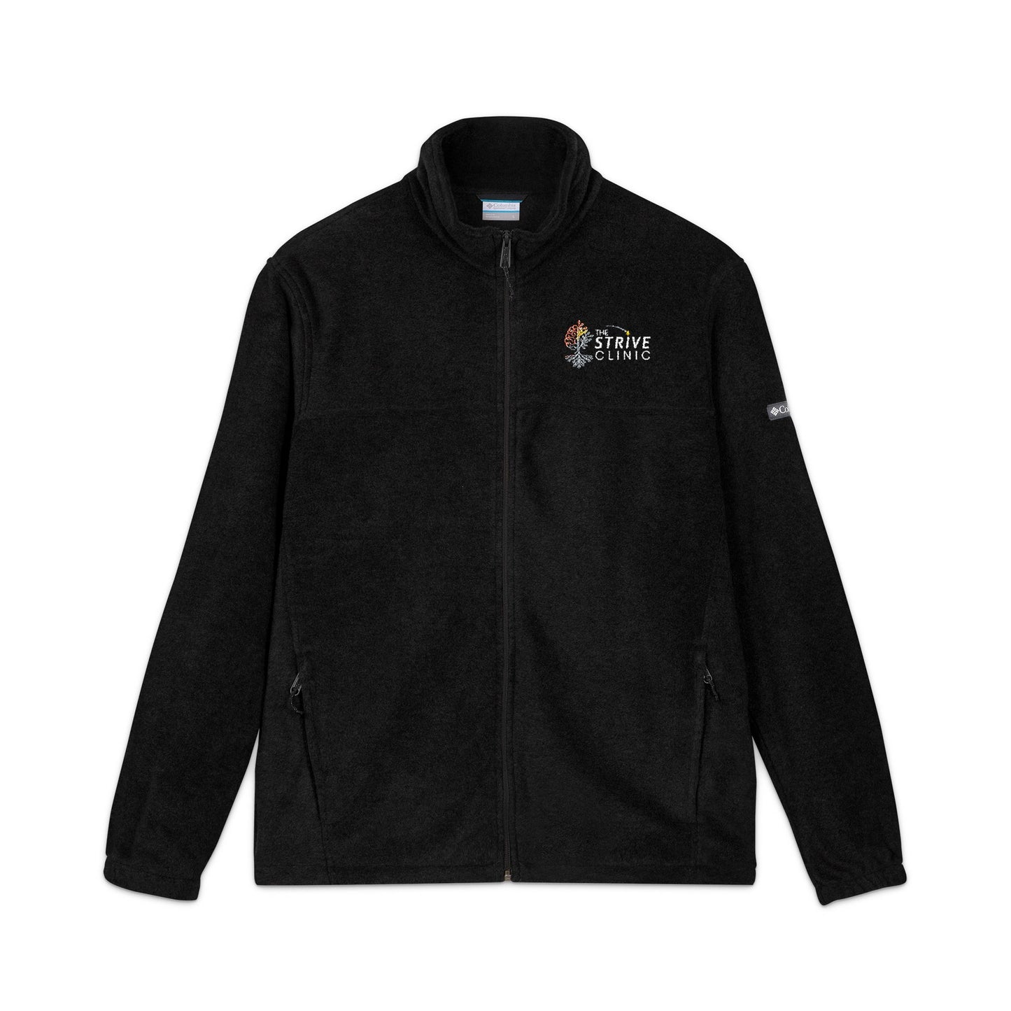 Embroidered Columbia Fleece Jacket - Strive Clinic