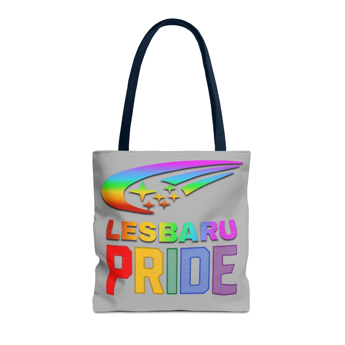 Lesbaru Pride Tote Bag, Subaru Lover, Lesbian, Reusable Bag, LGBT Rainbow Flag, LGBTQ Pride, Grocery Bag, Market Tote, Eco-Friendly