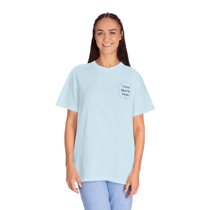 Personalized  — TID Awareness Wear Blue Tee