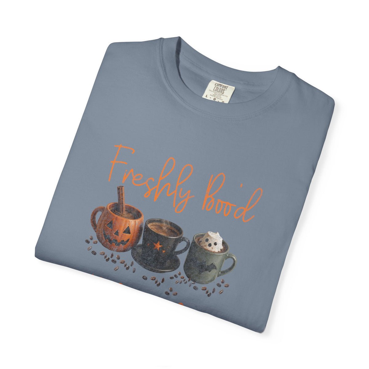 Freshly Brewed Scream & Sugar Coffee Halloween T-Shirt