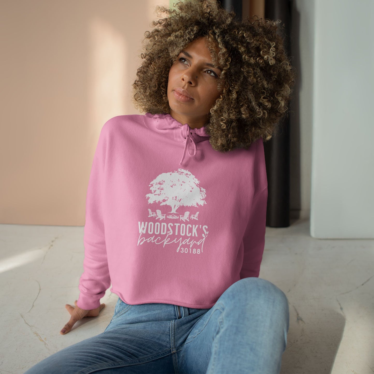 Woodstock's Backyard Crop Hoodie