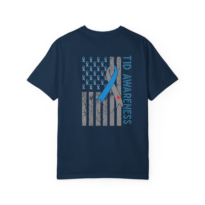 Personalized  — TID Awareness Wear Blue Tee