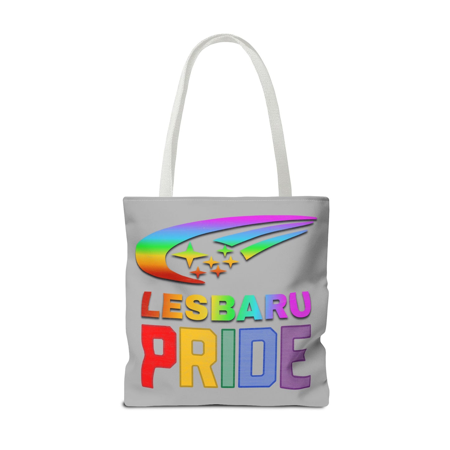 Lesbaru Pride Tote Bag, Subaru Lover, Lesbian, Reusable Bag, LGBT Rainbow Flag, LGBTQ Pride, Grocery Bag, Market Tote, Eco-Friendly