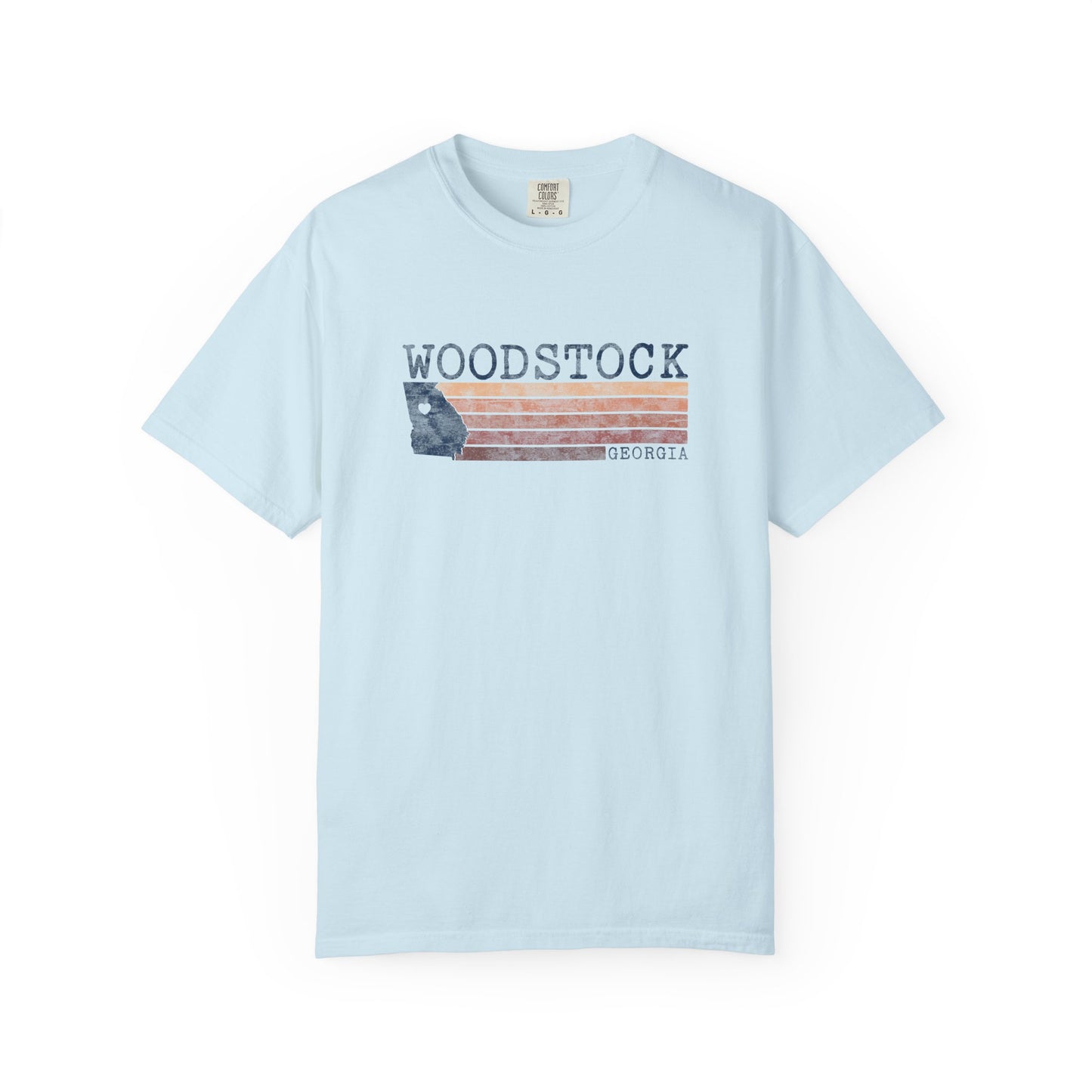 Woodstock Georgia Boho "Band of Colors" T-Shirt
