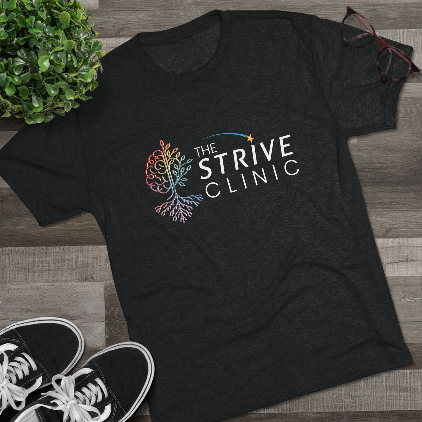 Strive Clinic Brain Tree Tee | Front Print