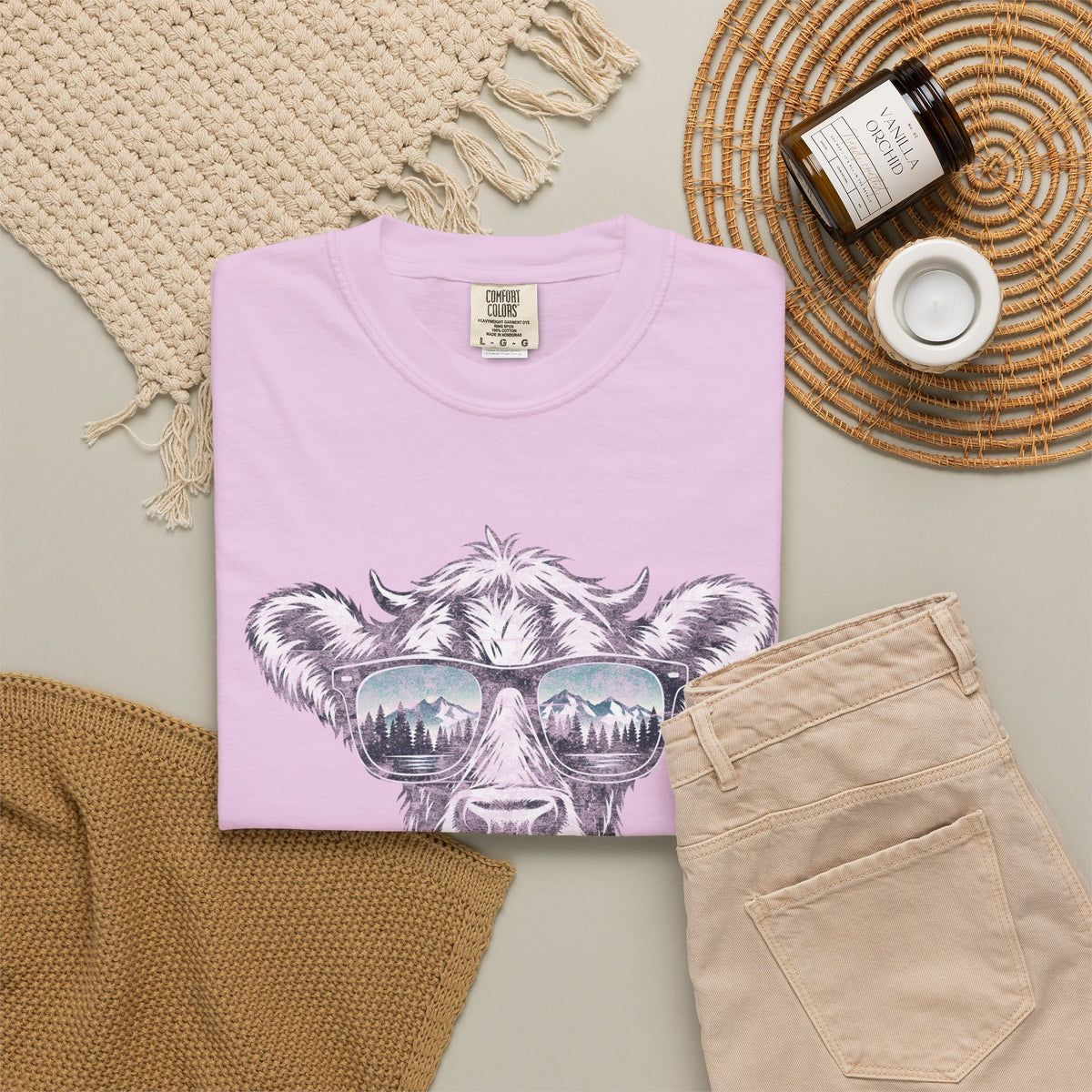 Shaded Cow Graphic Tee