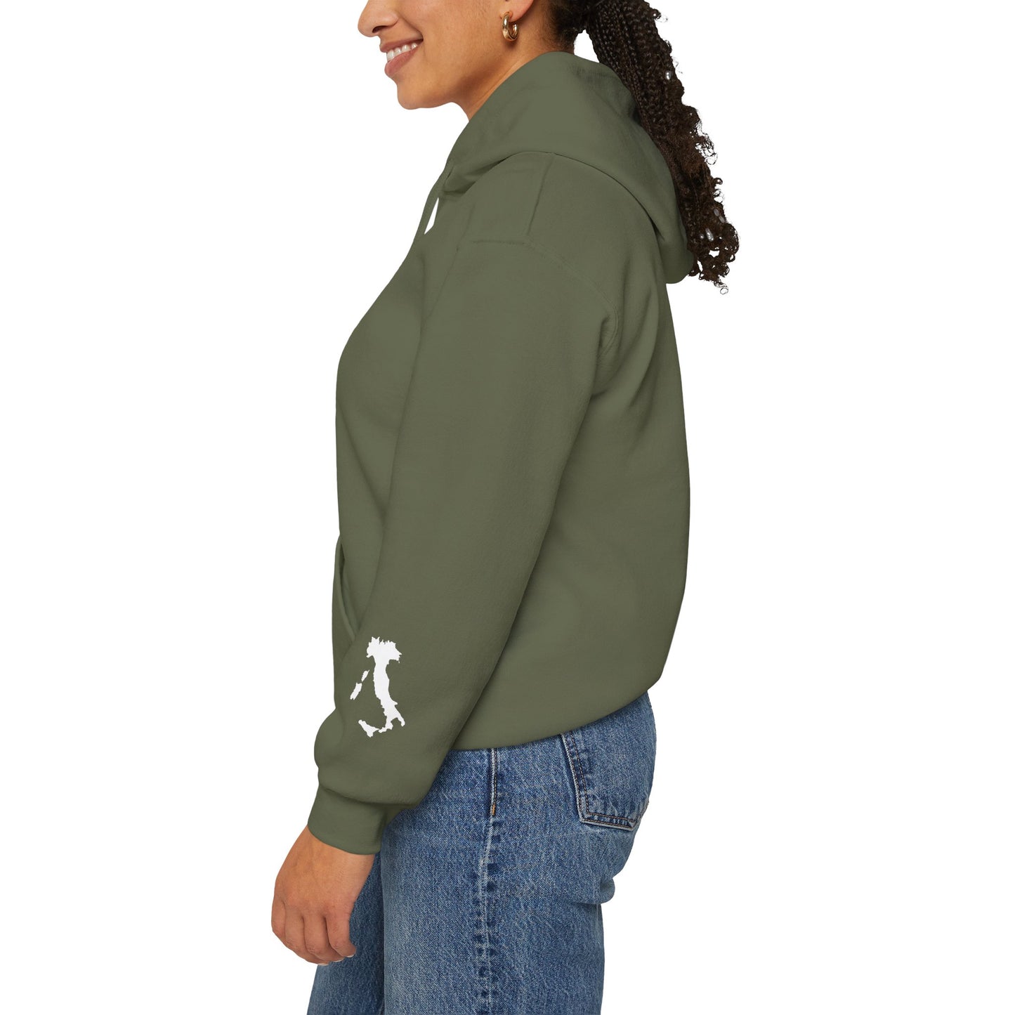 Map of Italy 'Che Vuoi Unisex Hoodie