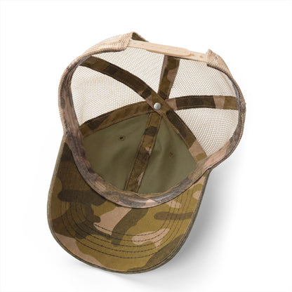 Lunacy Rebrand Black Women's Washed Mesh-Back Cap