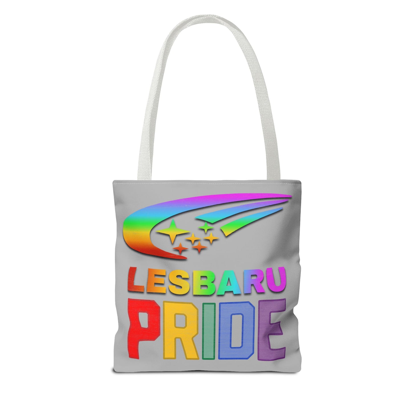 Lesbaru Pride Tote Bag, Subaru Lover, Lesbian, Reusable Bag, LGBT Rainbow Flag, LGBTQ Pride, Grocery Bag, Market Tote, Eco-Friendly