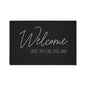 Welcome Floor Mat with Dog Hair Humor