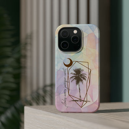 Geometric Palm phone case | Magnetic Impact-Resistant Case