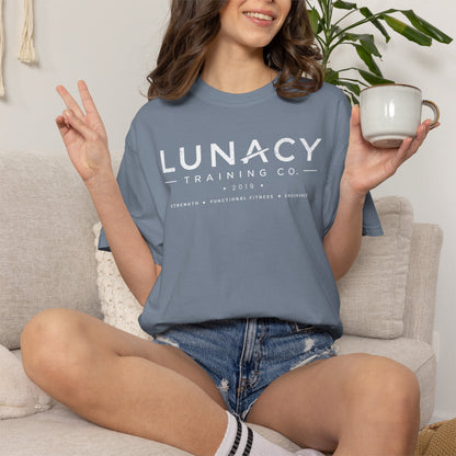 Lunacy Training Co. Logo T-Shirt — Vintage Fitness Tee